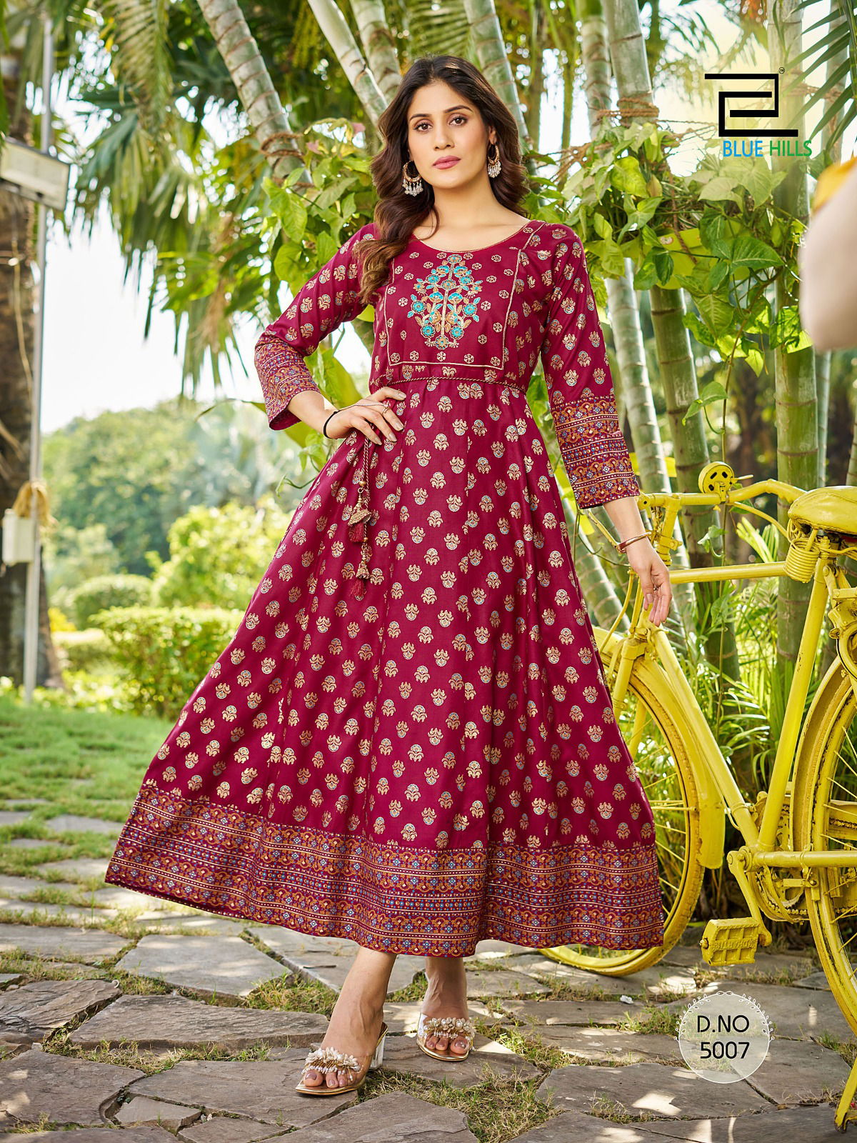 Blue Hills Sandwich Vol 5 Printed Anarkali Kurtis Catalog
